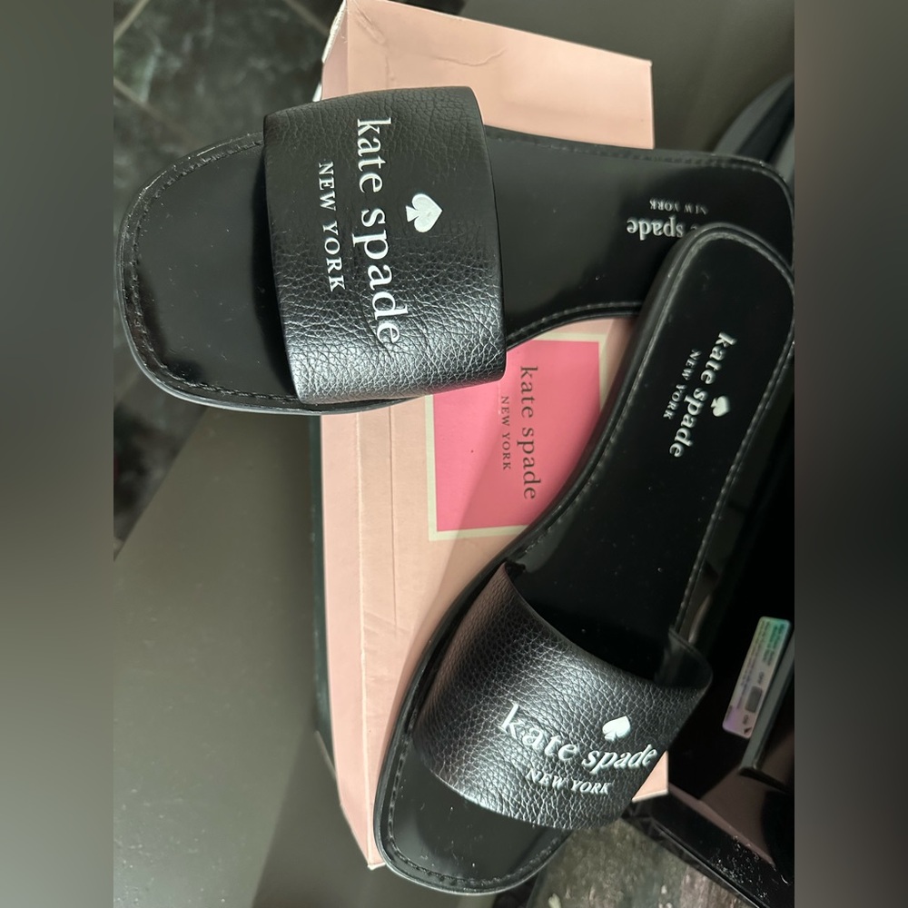 kate spade Black Slide Sandals for Women